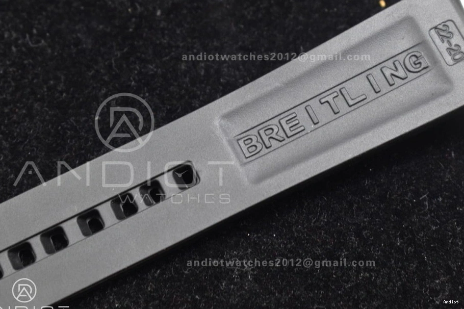 1:1 Automatic Best Edition Rubber Dial On Strap TF A2824 Black Superocean Black Black 44 Bezel 0428